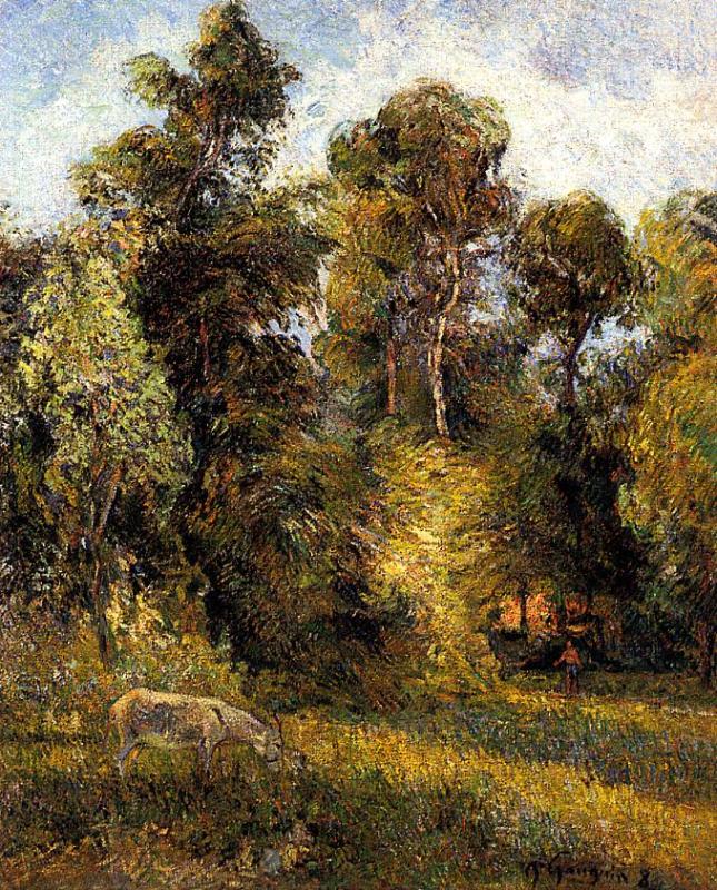 Forest Edge - Paul Gauguin Painting